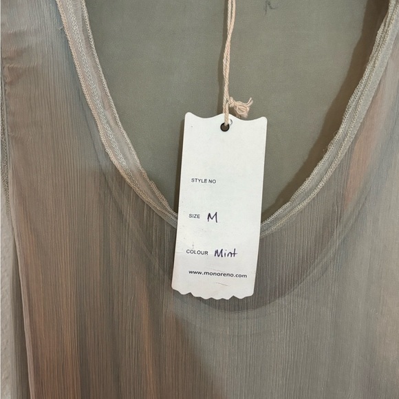 Monoreno Olive Green Midi Dress - Picture 3 of 8